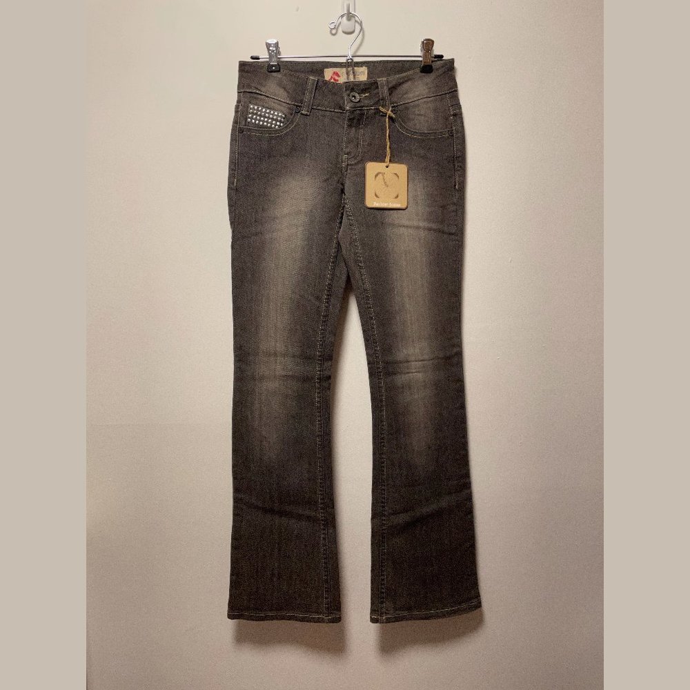 Farlow Bootcut Jeans – Black Washed Denim Size 5 - Picture 1 of 5